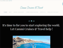 Tablet Screenshot of cammicruises.com